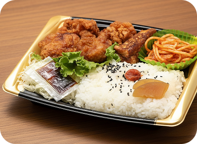 からあげ弁当の写真