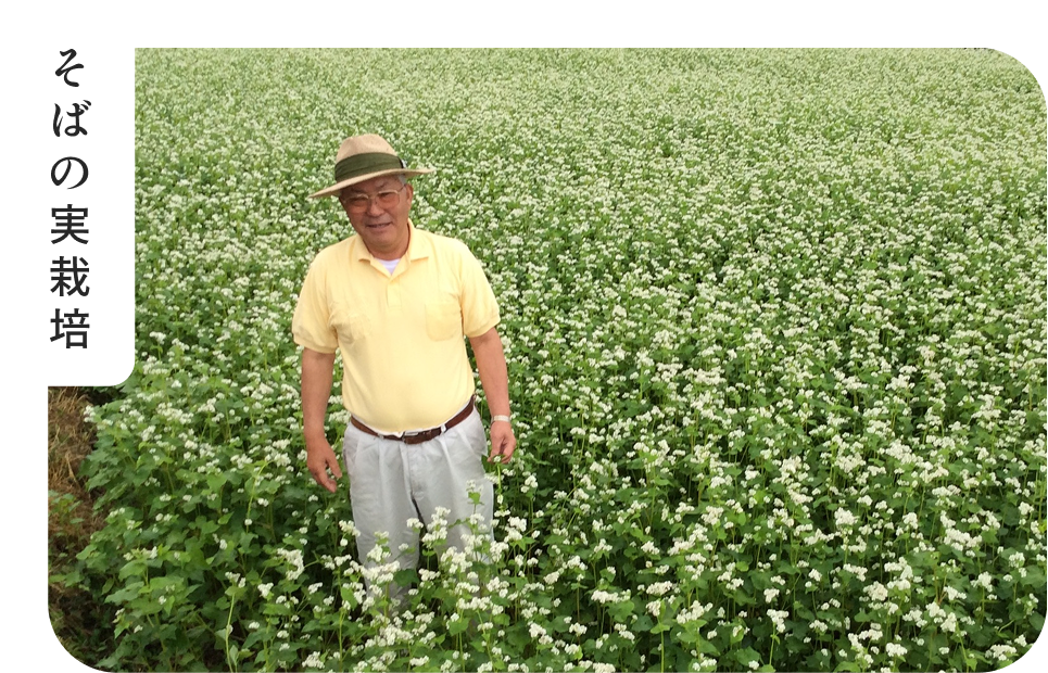 そば農家さんの写真