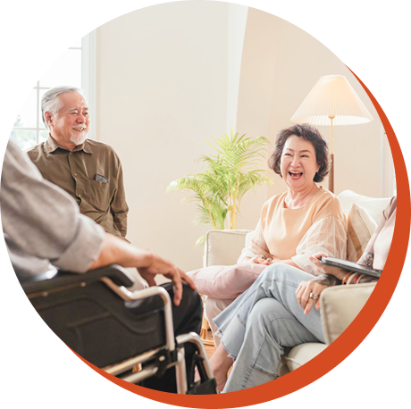 笑顔の人の写真